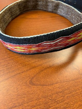 Montana State Prison Made Hitched Horsehair Hat Band 2
