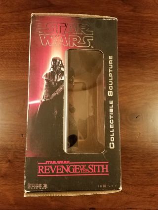 CODE 3 STAR WARS REVENGE OF THE SITH MOVIE POSTER SCULPTURE MIB 3