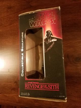 CODE 3 STAR WARS REVENGE OF THE SITH MOVIE POSTER SCULPTURE MIB 4
