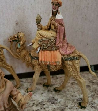 Vintage Italy Fontanini Nativity Figures Set of 13 7