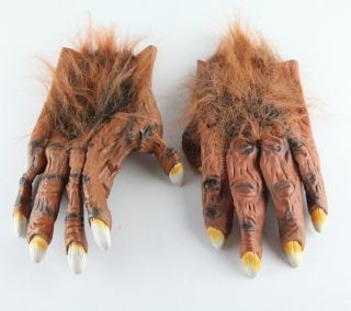 Brown Seaons Werewolf Hands Halloween Costume Scary Monster Adult