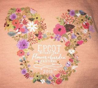 Disney Parks 2018 Epcot Flower And Garden Festival Spirit Jersey Nwt Size Xxl