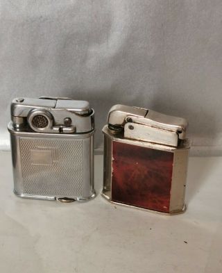 2x Vintage Kw And Reliance Petrol Lighters Spares,  Repair