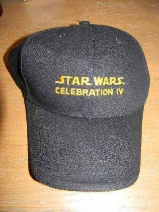 Star Wars Celebration Iv - Hard - To - Find Cap/hat - Dated On Back - Star Wars - Htf