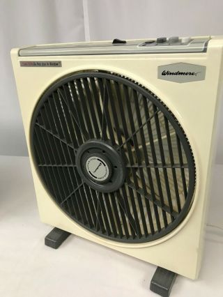 Vintage Windmere 12 " Deluxe Rotary Box Fan