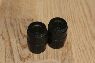 LOMO Eyepiece Pair D = 30mm 8x Stereomicroscope Mikroskop 2
