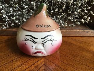 Anthropomorphic Vintage Onion Server - So Cute
