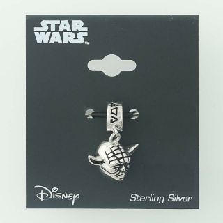 Yoda Pendant Charm Star Wars Jewelry Disney Sci - Fi 3d Sterling Silver
