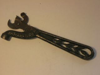 Antique Cast Iron Tack Hammer With Puller 1904