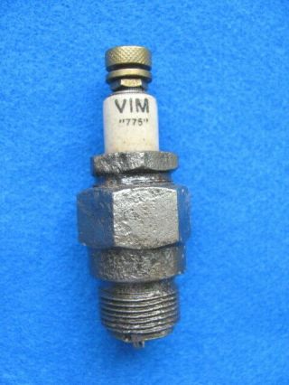 Vintage,  Rare,  Antique Vim Spark Plug