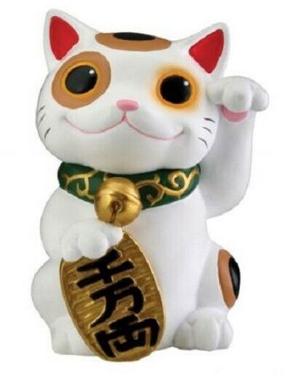 Maneki Neko Beckoning Cat Lucky Money Japanese Figurine