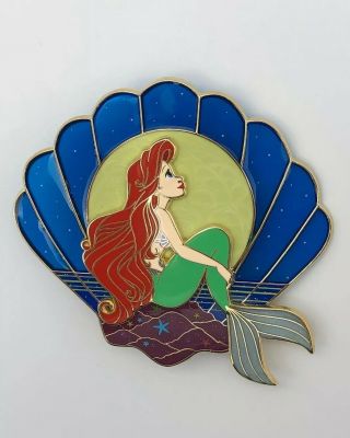 Disney Princess Ariel The Little Mermaid Stained Glass Fantasy Pin Le 75