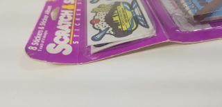 Vtg Mello Smello Scratch & Sniff 8 Stickers & Sticker Album/Pencil Ice Cream NOS 6