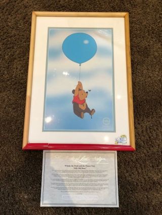Walt Disney Winnie The Pooh And The Honey Tree Silly Old Bear Art Cell W/
