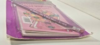 Vtg Mello Smello Scratch & Sniff 8 Stickers & Sticker Album/Pencil Gumball NOS 4