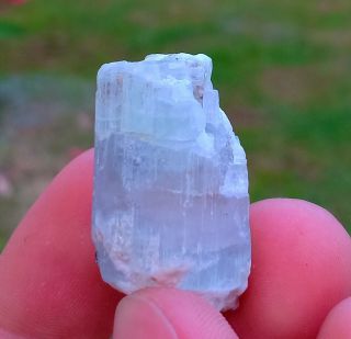 11.  88 Gr Rarest Natural Blue Aquamarine And Pink Morganite Combine Crystal