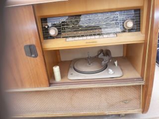 Vintage Körting Telefunken Delmonico Tube Stereo Radio Console BAR - MID CENTURY 2