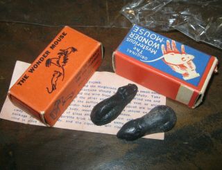 Vintage Magic Tricks Wonder Mouse & Mysterious Wonder Mouse With Instructions