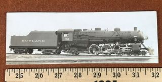 Rutland Railroad Locomotive No.  82 Antique Photo Card 2.  75x8 American Loco Co