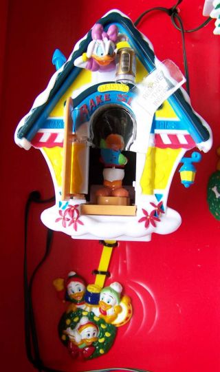 1993 Mr Christmas Animated Musical Disney Characters - Mickey ' s Clock Shop - 3