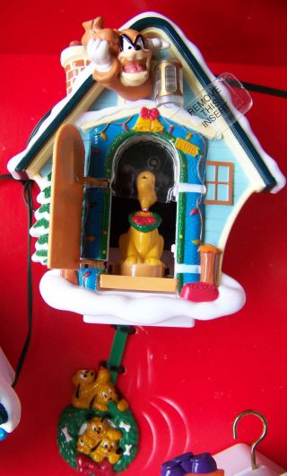 1993 Mr Christmas Animated Musical Disney Characters - Mickey ' s Clock Shop - 4