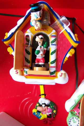 1993 Mr Christmas Animated Musical Disney Characters - Mickey ' s Clock Shop - 5