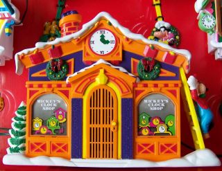 1993 Mr Christmas Animated Musical Disney Characters - Mickey ' s Clock Shop - 7