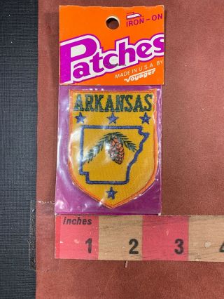 Vtg State Of Arkansas Patch Voyager Brand Version 71wo