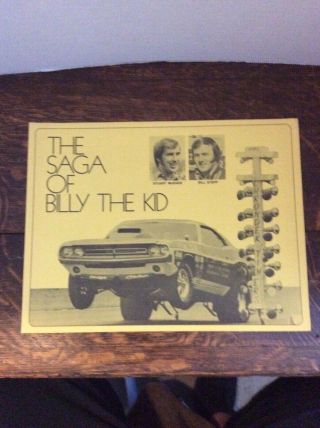 The Saga Of Billy The Kid (drag Racing) Advertisement