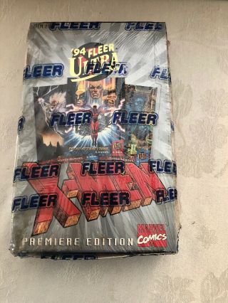1994 Fleer Ultra X - Men Premiere Trading Cards Box 36 Packs (nib)