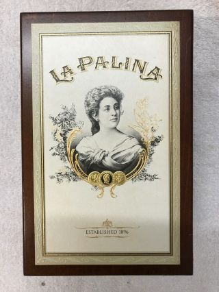 La Palina Family Alison Wood Cigar Box Empty Heavy Box