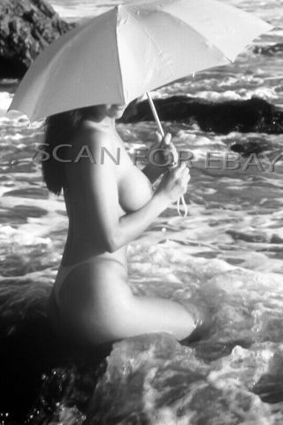 Vintage Nude 35mm Negative Busty Model Artistic Beach Pinup H25.  20