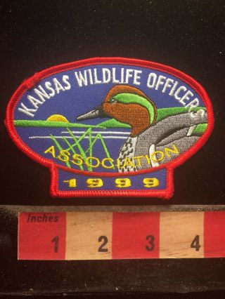 1999 Kansas Wildlife Official Association Duck Patch 70jj