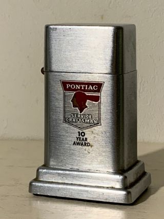 Zippo Pontiac Service Craftsman 10 Year Award Desk/table Lighter Orben S.  Braden