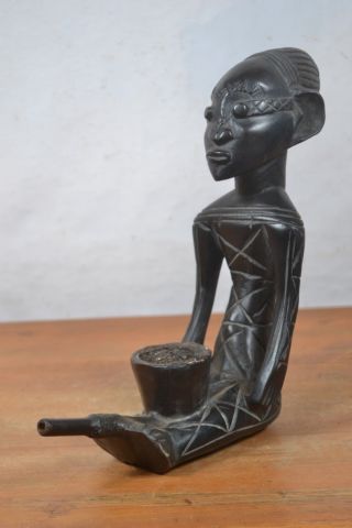 African Tribal Art,  Unusual Mangbetu Statue From Northern Congo (zaire)