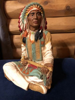 American Indian Chief Statue