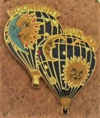 Moonlight Sun - Ata Hot Air Balloon Pin