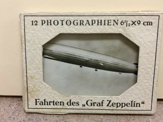 Vintage Graf Zeppelin Airship Photo & Aerial Photos From Zeppelin 1930 - 1937