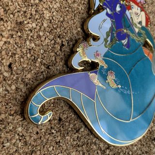 Little Mermaid Ariel and Seahorse Fantasy Pin 7