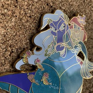 Little Mermaid Ariel and Seahorse Fantasy Pin 8