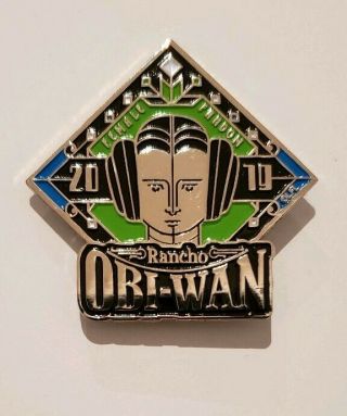 Star Wars Celebration Chicago Female Force Rancho Obi Wan Leia Trading Pin