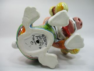 TALAVERA DOG puppy,  colorful ceramic,  mexican pottery,  folk art 6