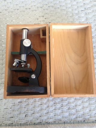 Vintage Microscope - Made In Japan - Small