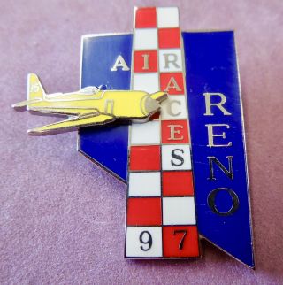 1997 Reno National Championship Air Races Pin Hawker Sea Fury / Exc
