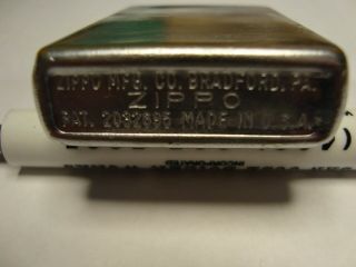 Vintage 1948 Zippo Lighter 3 Barrel Hinge Chrome plated brass Correct insert 3