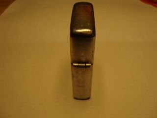 Vintage 1948 Zippo Lighter 3 Barrel Hinge Chrome plated brass Correct insert 5