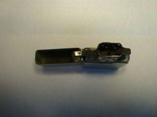 Vintage 1948 Zippo Lighter 3 Barrel Hinge Chrome plated brass Correct insert 6