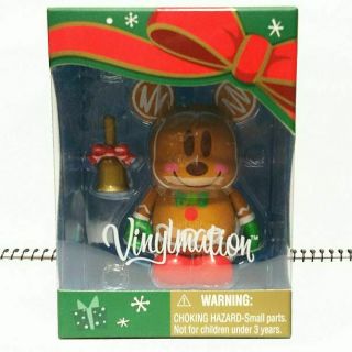 Rare Japan Disney Vinylmation Christmas 2012 Ginger Man Ver Mickey F/s 3a