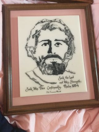 The Face Of Christ Authentic Hand Crafted Framed Plaque Joe Castillo Tennessee