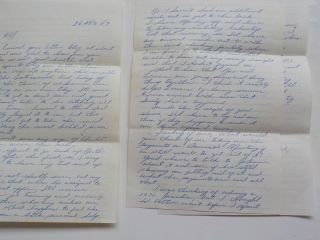Vietnam War Letter 1969 Haven ' t Seen Any Sign 